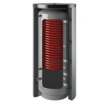 acumulador combinado para água quente sanitária e águas do aquecimento central solius turbogenio