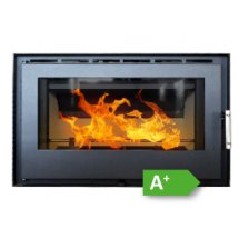 recuperador calor biomassa lenha solius Sopro eco 1090 porta de metal