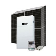 sistema fotovoltaico produção de energia elétrica powerkit full 12 ultra plus monofásico com bateria 10.24kwh high voltage