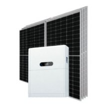 sistema fotovoltaico produção de energia electrica powerkit full 8 ultra plus tri mural com bateria 5.12 high voltage