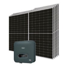sistema fotovoltaico produção de energia elétrica masterkit 9 performance plus mono