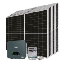 sistema fotovoltaico produção de energia elétrica megakit 20 performance plus tri