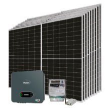 sistema fotovoltaico produção de energia elétrica megakit 24 performance plus tri