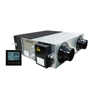 sistema ventilação fluxo cruzado solius airback horizontal