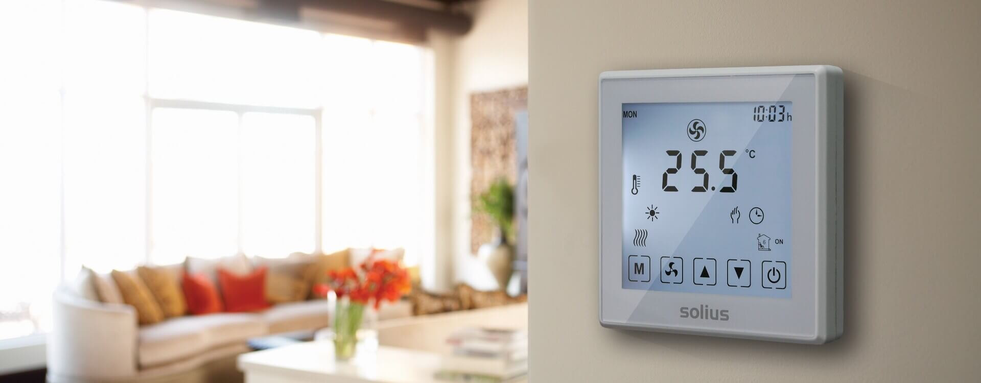 equipamento de regulação e controlo de sistema de aquecimento e refrescamento