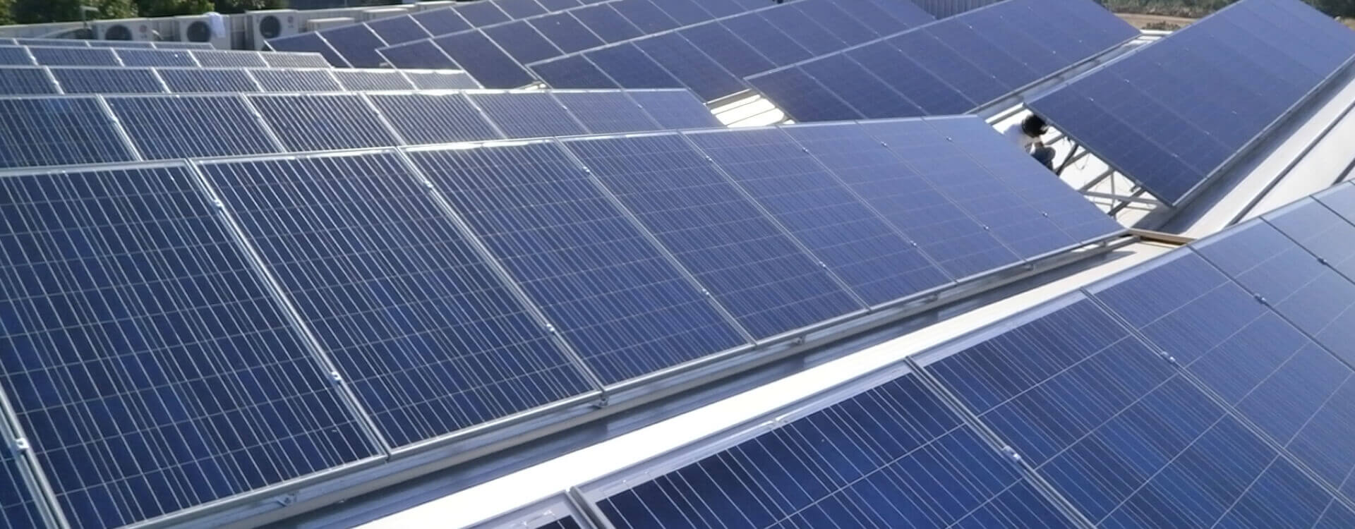 instalação fotovoltaica elevada potência alto rendimento